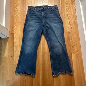 Women’s Jen 7 by 7 for all mankind, plus size cropped kick flare jeans